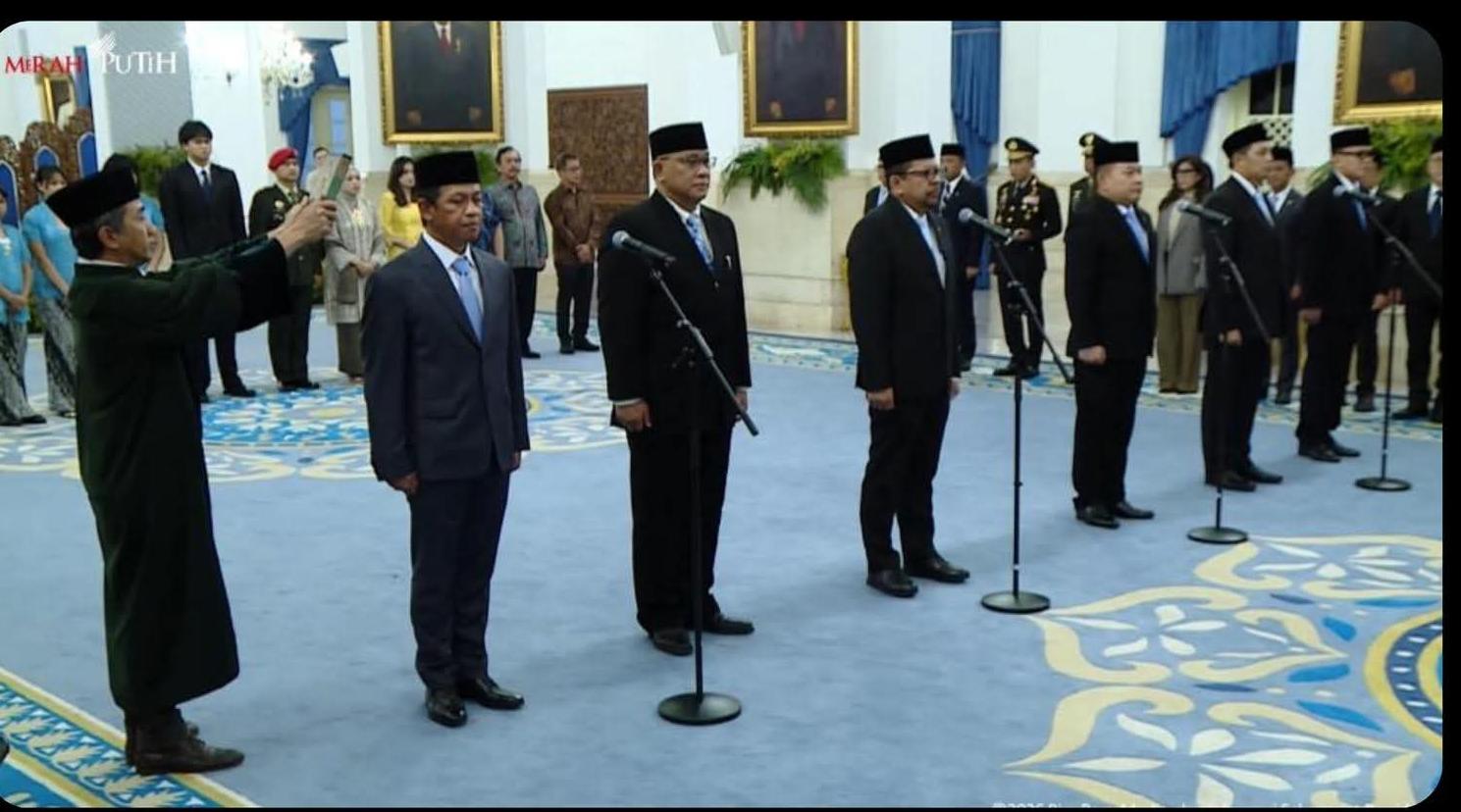 Resufle Kabinet Merah Putih(Foto: Istana Kepresiden)